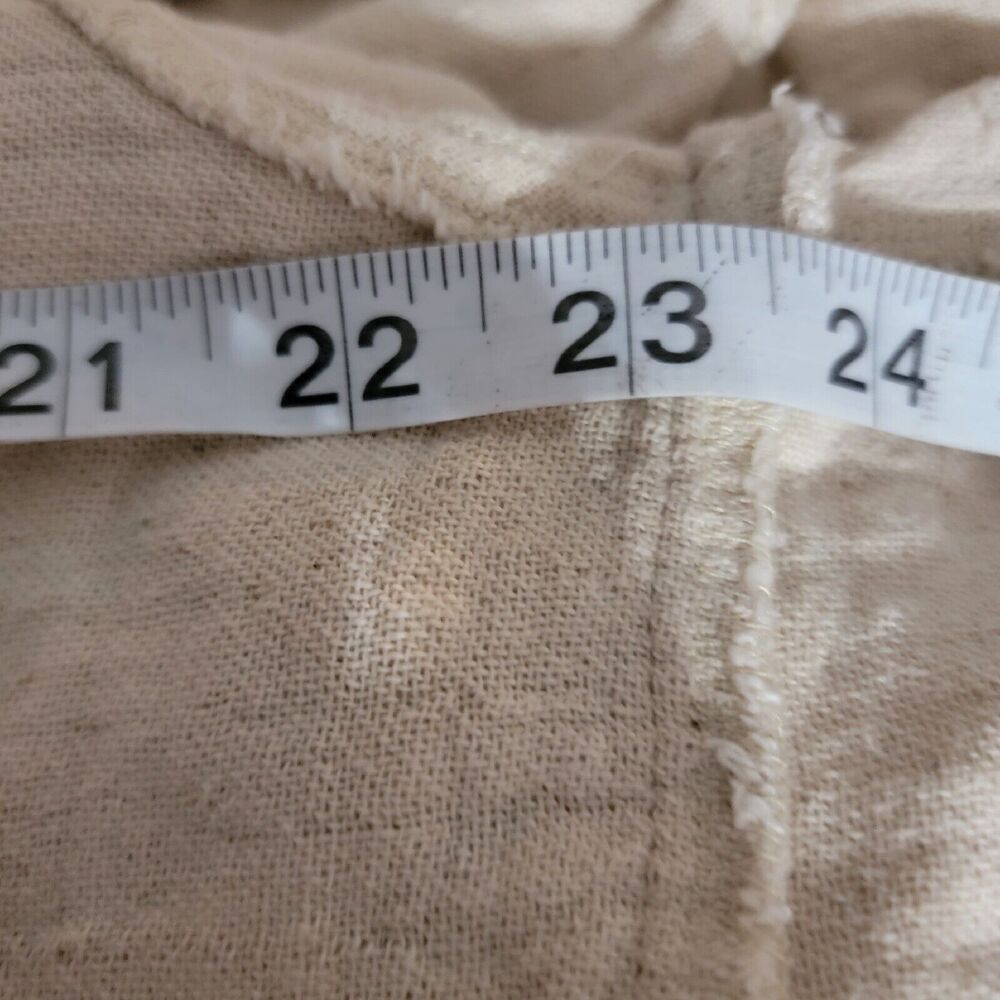 Rag‎ Poets Khaki Colored Linen Jacket Size 1X - Picture 7 of 10
